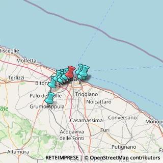 Mappa Via delle Forze Armate, 70126 Bari BA, Italia (8.5475)