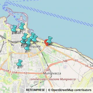 Mappa Via delle Forze Armate, 70126 Bari BA, Italia (2.23909)