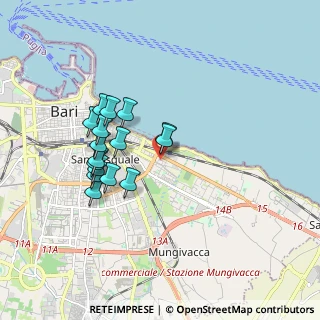 Mappa Via delle Forze Armate, 70126 Bari BA, Italia (1.68375)