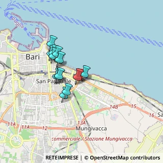 Mappa Via delle Forze Armate, 70126 Bari BA, Italia (1.46267)