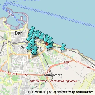 Mappa Via delle Forze Armate, 70126 Bari BA, Italia (1.3015)