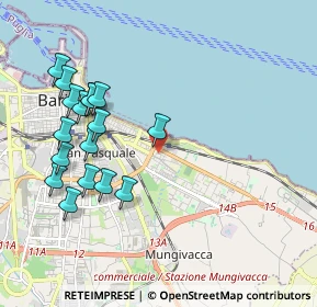Mappa Via delle Forze Armate, 70126 Bari BA, Italia (2.27882)