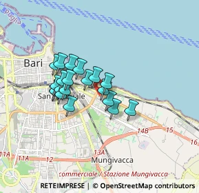 Mappa Via delle Forze Armate, 70126 Bari BA, Italia (1.3725)