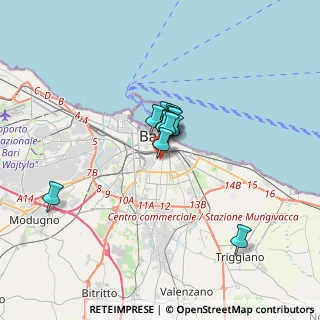 Mappa Via Francesco Campione, 70100 Bari BA, Italia (2.115)