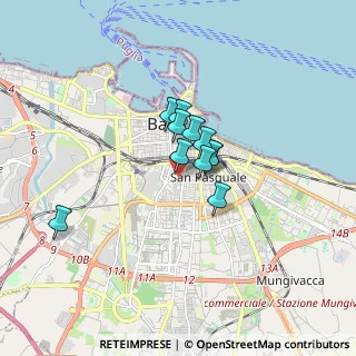 Mappa Via Francesco Campione, 70100 Bari BA, Italia (1.06364)