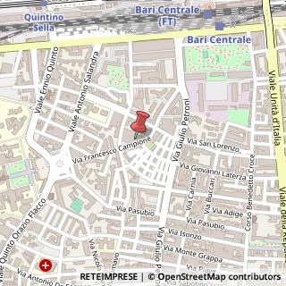Mappa Via Francesco Campione, 56, 70124 Bari, Bari (Puglia)
