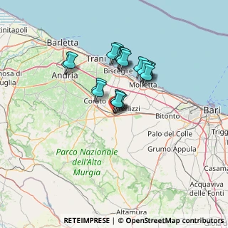 Mappa Via Fornaci, 70037 Ruvo di Puglia BA, Italia (11.2385)