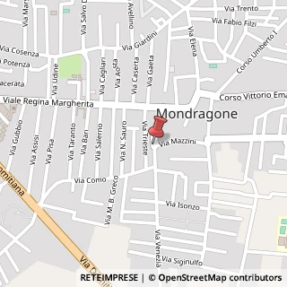 Mappa Via Venezia,  34, 81034 Mondragone, Caserta (Campania)