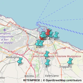Mappa Via Marroccoli, 70124 Bari BA, Italia (3.12333)