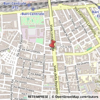 Mappa Traversa i galiani michele 35, 70125 Bari, Bari (Puglia)
