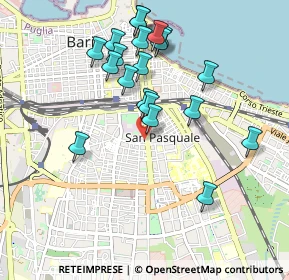 Mappa Via Alessandro Volta, 70125 Bari BA, Italia (1.0075)