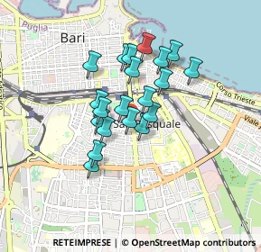 Mappa Via Alessandro Volta, 70125 Bari BA, Italia (0.683)