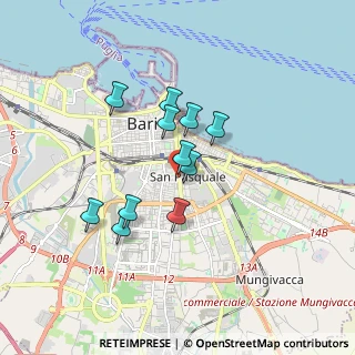 Mappa Via Michele Galiani, 70125 Bari BA, Italia (1.44727)