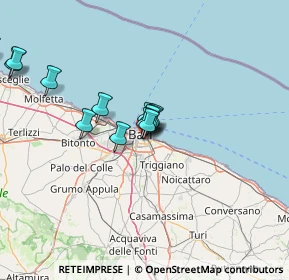 Mappa Via Alessandro Volta, 70125 Bari BA, Italia (13.27308)
