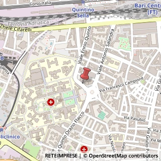 Mappa Viale Quinto Ennio, 82, 70124 Bari, Bari (Puglia)
