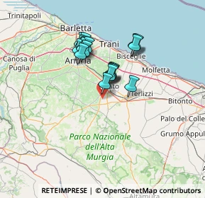 Mappa Viale Monte Cotugno, 70033 Corato BA, Italia (11.47368)