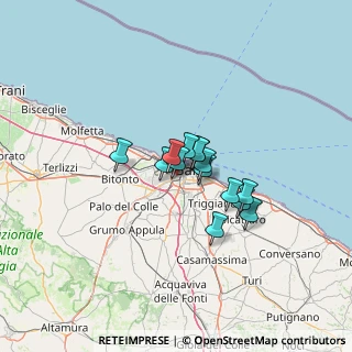 Mappa Via Bruno Buozzi, 70123 Bari BA, Italia (8.39571)