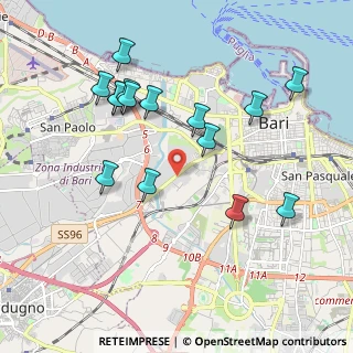 Mappa Via Bruno Buozzi, 70123 Bari BA, Italia (2.16)