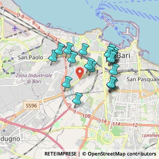 Mappa Via Bruno Buozzi, 70123 Bari BA, Italia (1.6065)