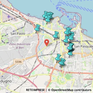 Mappa Via Bruno Buozzi, 70123 Bari BA, Italia (2.2185)