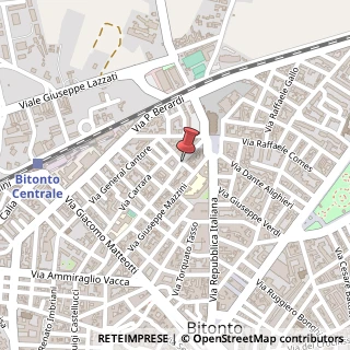 Mappa Via Valenzuolo, 44, 70032 Bitonto, Bari (Puglia)