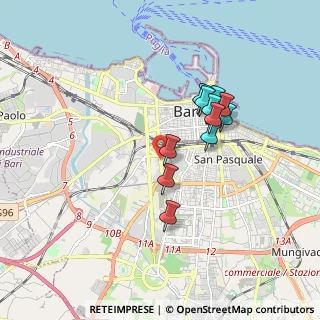 Mappa Via Martiri D'Avola, 70124 Bari BA, Italia (1.54818)