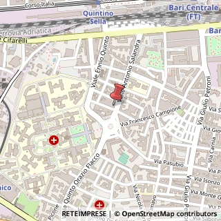Mappa Viale Antonio Salandra, 43, 70124 Bari, Bari (Puglia)
