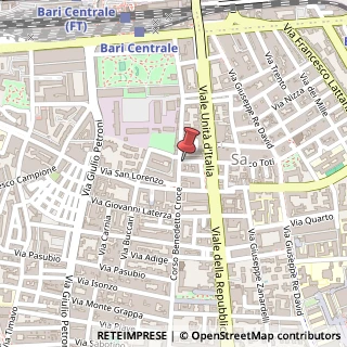 Mappa Corso Benedetto Croce, 78, 70125 Bari, Bari (Puglia)