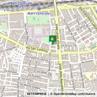 Mappa Corso Benedetto Croce, 78, 70125 Bari, Bari (Puglia)