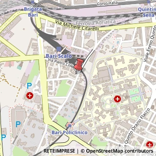 Mappa Via delle Murge, 45, 70124 Bari, Bari (Puglia)