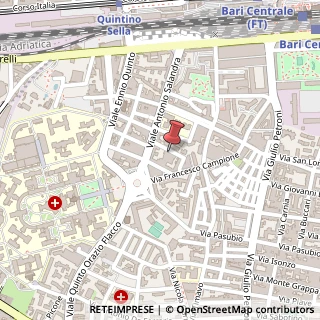 Mappa Via Luigi Milella, 37, 70124 Bari, Bari (Puglia)