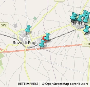 Mappa Piazza Antonio Amenduni, 70037 Ruvo di Puglia BA, Italia (2.9625)