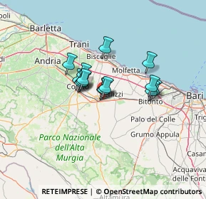 Mappa Piazza Antonio Amenduni, 70037 Ruvo di Puglia BA, Italia (9.34533)