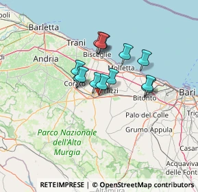 Mappa Piazza Antonio Amenduni, 70037 Ruvo di Puglia BA, Italia (10.21923)