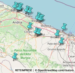 Mappa Piazza Antonio Amenduni, 70037 Ruvo di Puglia BA, Italia (18.1625)