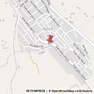 Mappa Via degli Eroi, 1, 82021 Apice, Benevento (Campania)