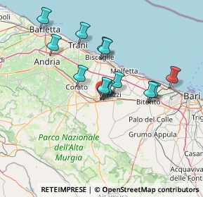 Mappa Via Nelson Mandela, 70037 Ruvo di Puglia BA, Italia (12.64308)