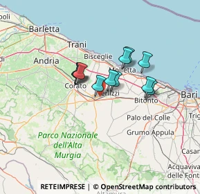 Mappa Via Nelson Mandela, 70037 Ruvo di Puglia BA, Italia (9.56167)