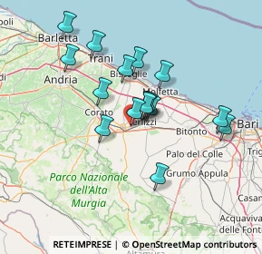 Mappa Via Nelson Mandela, 70037 Ruvo di Puglia BA, Italia (12.59875)