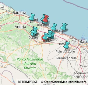 Mappa Via Nelson Mandela, 70037 Ruvo di Puglia BA, Italia (10.51556)