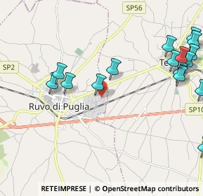 Mappa Via Nelson Mandela, 70037 Ruvo di Puglia BA, Italia (2.91688)