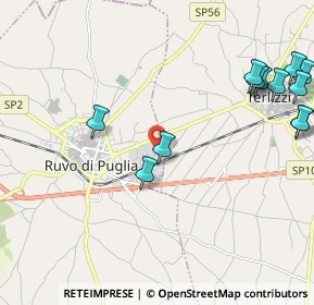 Mappa Via Nelson Mandela, 70037 Ruvo di Puglia BA, Italia (2.87)