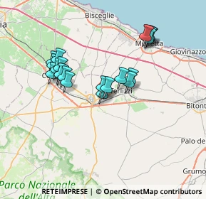 Mappa Via Nelson Mandela, 70037 Ruvo di Puglia BA, Italia (6.9055)