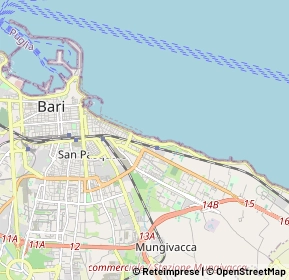 Mappa Lungomare A. Perotti, 70126 Bari BA, Italia (1.667)