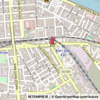 Mappa Via Giovanni Amendola, 7, 70126 Bari, Bari (Puglia)