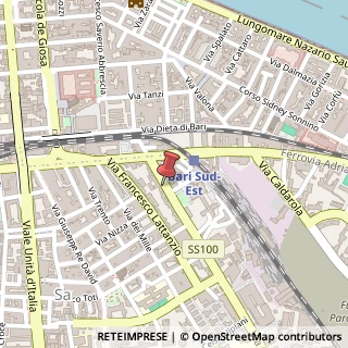 Mappa Via Giovanni Amendola, 39, 70126 Bari, Bari (Puglia)