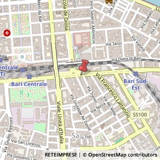 Mappa Via Giuseppe Capruzzi, 60, 70126 Bari, Bari (Puglia)