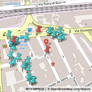 Mappa Via Trento, 70100 Bari BA, Italia (0.06897)