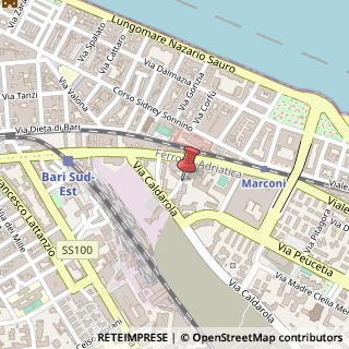 Mappa Via Bersaglieri, 26, 70126 Bari, Bari (Puglia)