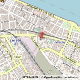 Mappa Via Bersaglieri, 11, 70126 Bari, Bari (Puglia)